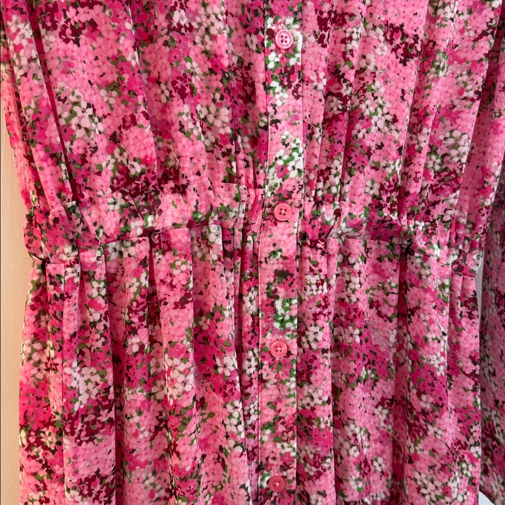 Michael Michael Kors Pink Floral Dress - Picture 4 of 7